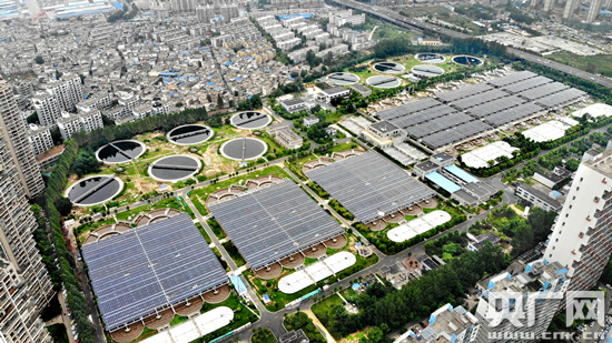 全國最大污水廠光伏發電項目建成，值得借鑒(圖1)